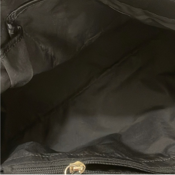 Danier Black Leather Satchel Purse Bag Crossbody Strap - Picture 11 of 16